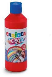 CARIOCA Acuarele acrilice tempera Carioca 250 ml Rosu
