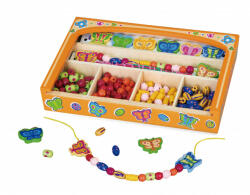 Viga Toys Joc de creatie margele cu fluturi, viga (58550) - bekid