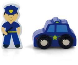 Viga Toys Set de accesorii trenulete - statie de politie, viga (50814)