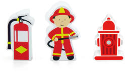 Viga Toys Set de accesorii trenulete - statie de pompieri, viga (50815)