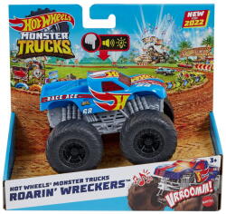 Mattel Hot Wheels Monster Truck Roarin Wreckers Race Ace Cu Functii Si Sunete Scara 1: 43 (MTHDX60_HDX63) - etoys