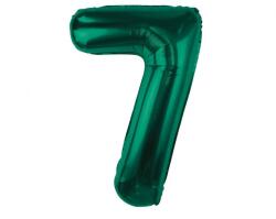 Godan Balon din folie - cifra 7, verde închis 85 cm