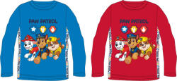 EPlus Tricou cu mânecă lungă pentru băieți - Paw Patrol, roșu Mărimea - Copii: 122