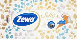 Zewa Softis papírzsebkendő 4 rétegű dobozos 80 db Style illatmentes