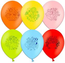 CITERA Bogyó és Babóca - színes mintás lufik - 6 db (I11W11101SZ1MEZI)