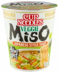 Nissin Cup Noodles poharas instant tésztaleves Miso ízesítéssel 67g