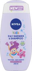 Nivea Kids 2in1 Tusfürdő és Sampon Lányoknak 250 ml