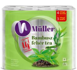 Müller toalettpapír Bambusz-fehér tea 4 rétegű 24 tekercs