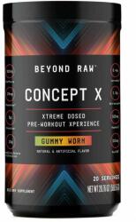 Beyond Raw® Concept X Pre-Workout, Formula Pre-Workout cu Aroma Gummy Worm, 588.6 g, GNC