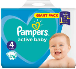 Pampers Active Baby 4 Maxi 9-14 kg 90 buc