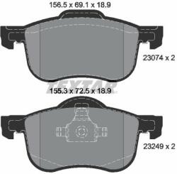 TEXTAR set placute frana, frana disc TEXTAR Q+ 2307401 (2307401)