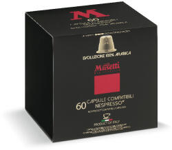 Musetti Evoluzione 100% arabica kapszula/ Nespresso kompatibilis/ 60db/ díszdoboz