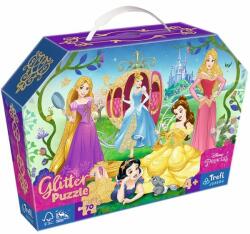 Trefl Disney hercegnők, glitteres 70 db-os (53017)