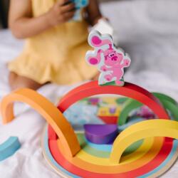 Melissa & Doug M&D, Fa Készségfejlesztő Játék, Szivárvány Puzzle