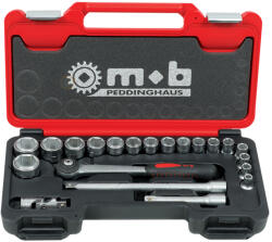 MOB IUS Trusa Fusion Box Mediu TCCT21P×1/2 capete/accesorii SH, 405×225×60mm (9435021201) Cheie tubulara