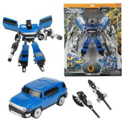 Toi-Toys Robot Transformabil in Masina SUV Roboforces 20 cm Toi-Toys TT30087Z, Albastru (TT30087Z_Albastru)