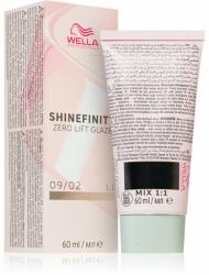 Wella Shinefinity Zero Lift Glaze vopsea de păr semi-permanentă culoare 09/02 - Soft Sage 60 ml