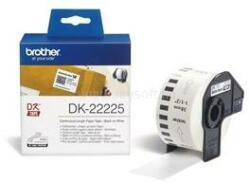 Brother DK-22225 fehér alapon fekete folytonos címke tekercsben 38mm (30.48m) (DK22225) (DK22225)
