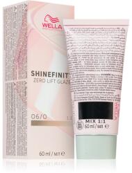 Wella Shinefinity Zero Lift Glaze vopsea de păr semi-permanentă culoare 06/0 - Natural Brandy 60 ml