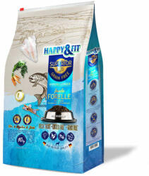 Happy&Fit Superior Grain Free Hipoallergén (pisztráng, halolaj, glükozamin, kondroitin) 2, 5 kg