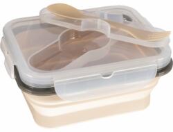 Zopa Silicone Lunch Box Small etetőszett Sand Beige 15x7, 5 cm