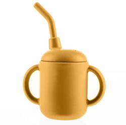 Zopa Silicone Mug bögre 2 az 1-ben Mustard Yellow
