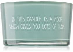 My Flame Lifestyle Candle With Crystal A Rock Which Gives You Lots Of Luck illatgyertya 11x6 cm