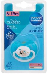 Canpol babies Bunny & Company Latex Soother Turquoise 6-18m kaucsuk cumi