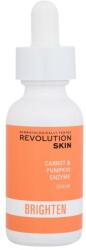 Revolution Skincare Brighten Carrot & Pumpkin Enzyme Serum tápláló és bőrélénkítő arcszérum 30 ml nőknek