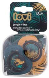 LOVI Jungle Vibes Dynamic Soother Boy 18m+ szilikonos dinamikos cumi 2 db