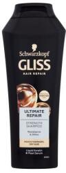 Schwarzkopf Gliss Ultimate Repair Strength Shampoo 250 ml regeneráló sampon sérült és száraz hajra nőknek