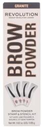 Makeup Revolution London Brow Powder Stamp & Stencil szemöldökpúder sablonokkal 0.65 g - parfimo - 2 425 Ft