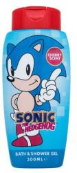 Sonic The Hedgehog Bath & Shower Gel cseresznyeillatú tusfürdő 300 ml gyermekeknek