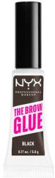 NYX Professional Makeup The Brow Glue Instant Brow Styler színezett szemöldökformázó gél a rendkívüli tartásért 5 g árnyék fekete