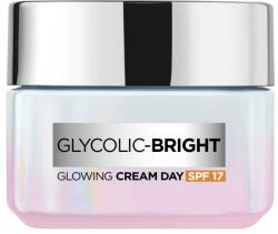 L'Oréal Glycolic-Bright Glowing Cream Day SPF17 bőrélénkítő nappali arckrém 50 ml nőknek
