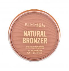 Rimmel London Natural Bronzer Ultra-Fine Bronzing Powder hosszan tartó bronzosító 14 g árnyék 001 Sunlight