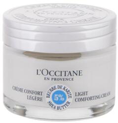 L'Occitane Shea Butter Light Comforting Cream lágy arckrém 50 ml nőknek