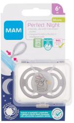 MAM Perfect Night Silicone Pacifier 6m+ Hares világítós szilikoncumi