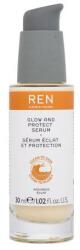 REN Clean Skincare Radiance Glow And Protect Serum bőrélénkítő antioxidáns hatású arcszérum 30 ml nőknek