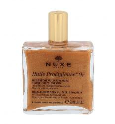 NUXE Huile Prodigieuse Or 50 ml többfunkciós szárazolaj csillámokkal arcra, testre és hajra nőknek