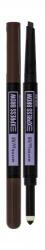 Maybelline Express Brow Satin Duo 2 az 1-ben szemöldökpúder és -ceruza 0.71 g árnyék Dark Brown