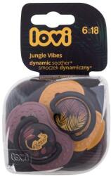 LOVI Jungle Vibes Dynamic Soother Girl 6-18m szilikonos dinamikos cumi 2 db
