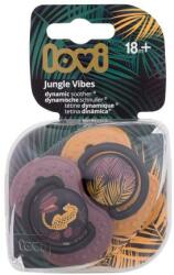 LOVI Jungle Vibes Dynamic Soother Girl 18m+ szilikonos dinamikos cumi 2 db