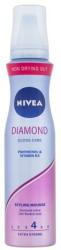 Nivea Diamond Gloss Care extra erős tartású hajfixáló hab 150 ml nőknek
