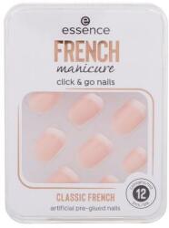 Essence French Manicure Click & Go Nails öntapadós francia köröm 12 db - parfimo - 1 670 Ft