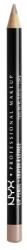 NYX Professional Makeup Slim Lip Pencil hosszan tartó krémes szájkontúrceruza árnyék 822 Coffee