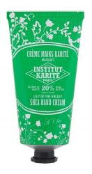 Institut Karité Paris Shea Hand Cream Lily Of The Valley gyöngyvirág illatú hidratáló kézkrém 75 ml nőknek