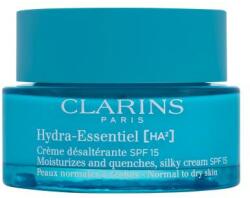 Clarins Hydra-Essentiel [HA2] Silky Cream SPF15 hidratáló arckrém fényvédelemmel normál/száraz bőrre 50 ml nőknek
