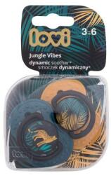 LOVI Jungle Vibes Dynamic Soother Boy 3-6m szilikonos dinamikos cumi 2 db