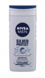 Nivea Men Silver Protect tusfürdő testre, arcra és hajra 250 ml férfiaknak